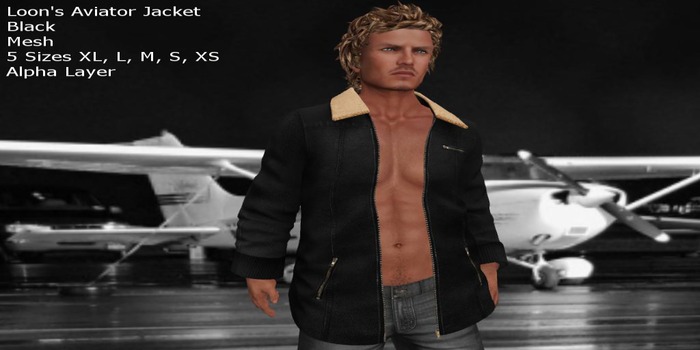 Loon's Aviator Jacket(Black) 