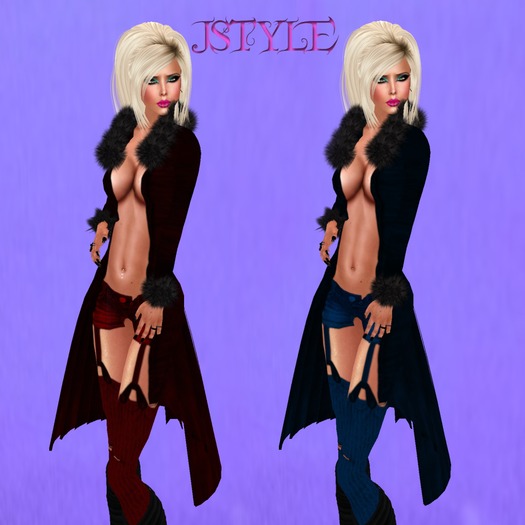 2 JACKET BLUE AND RED