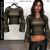 DE Designs - Simply Leather - Crop Top - Old Leather