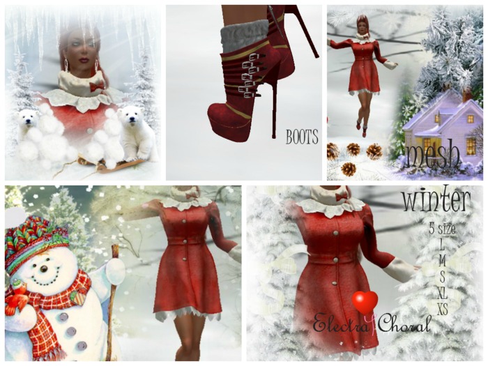 WINTER RED MESH