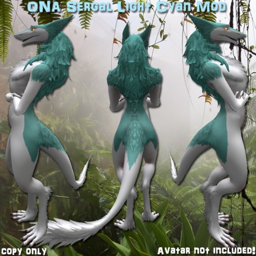 [PANGEA] ONA Sergal Light Cyan Mod