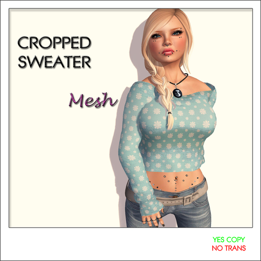 LS Sweater - Blue Flakes (BOXED)