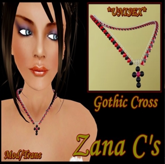 Gothic Cross Necklace BOXED