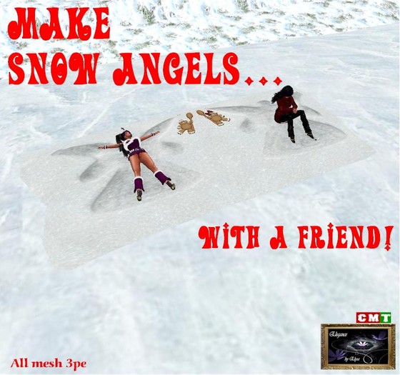 *EbE* Snow Angels (poinsettia) (boxed)