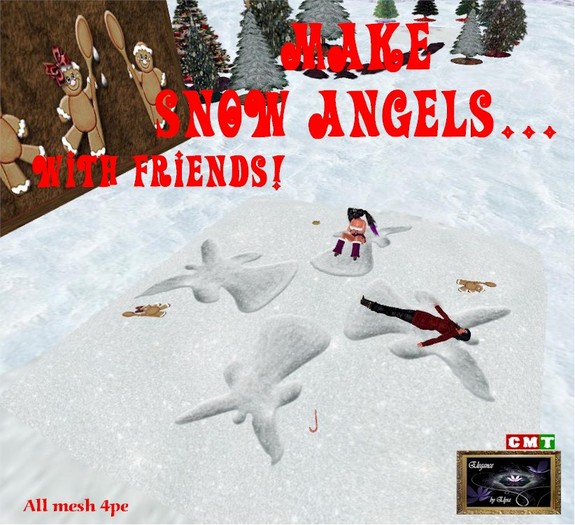 *EbE* Snow Angels (poinsettia) (boxed)