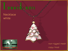 Bliensen + MaiTai - Tannenbaum - Necklace - White