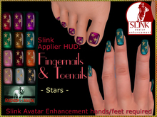 Bliensen + MaiTai - Slink Nail Applier HUD - nailpolish for toenails and fingernails - Stars