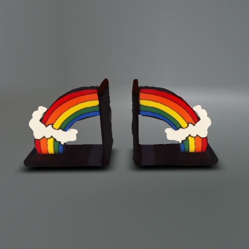 Rainbow Mesh Bookends box