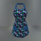 Sky Winter Mittens Mesh Apron
