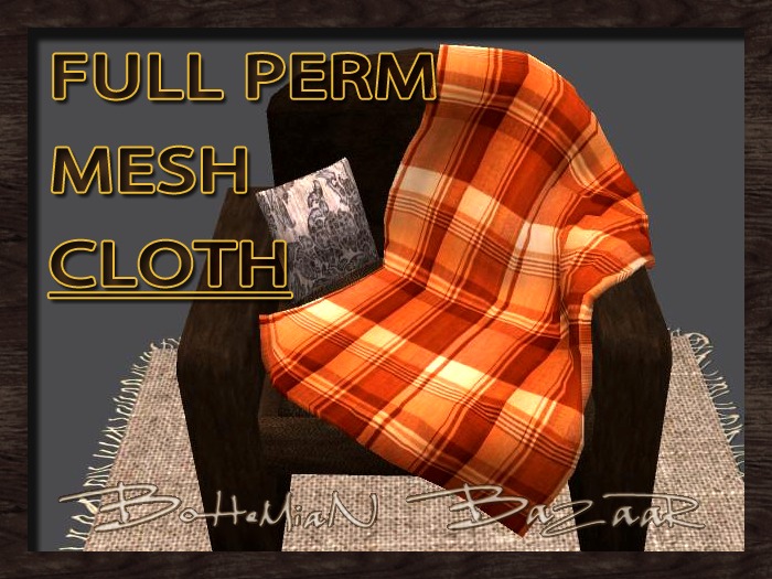 MESH CLOTH COVER  / FULL PERM * PROMO