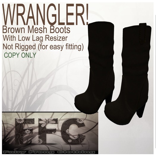 Wrangler! Dark Brown Boots