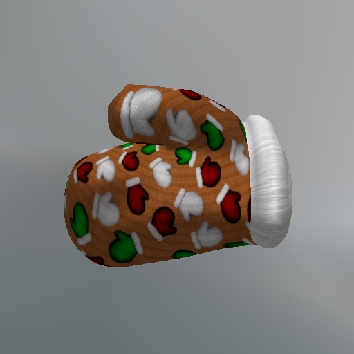 Orange Winter Mittens Mesh Oven Mitts box