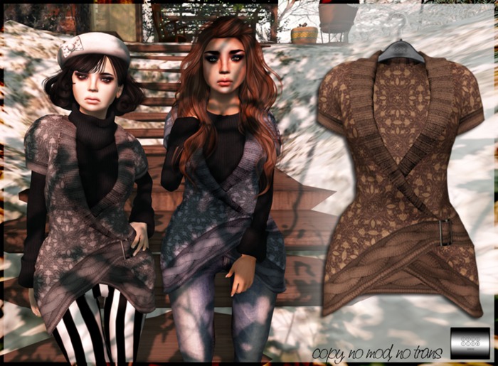 Woolly Wrap "brown" (mesh) - even.flow