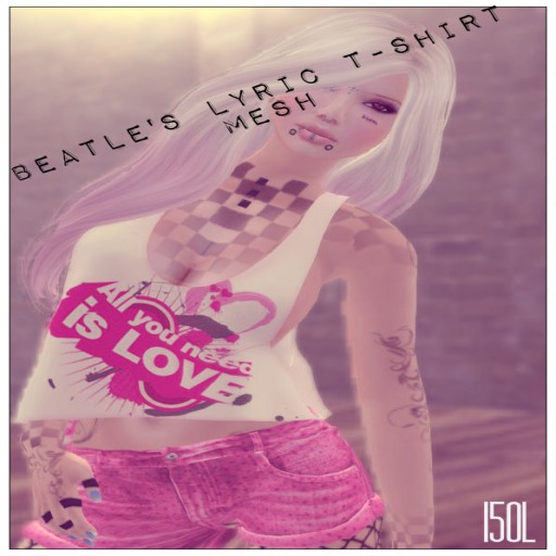 All You Need Is  Love Mesh Tank