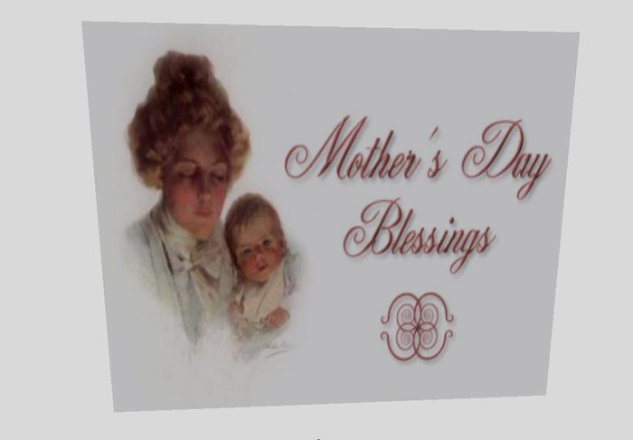 Mother's Day Wall plaque (blessings)
