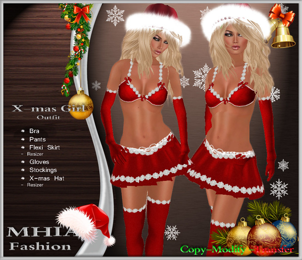 [MHIA] X-mas Girl Outfit