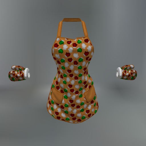 Orange Winter Mittens Mesh Baker Set box