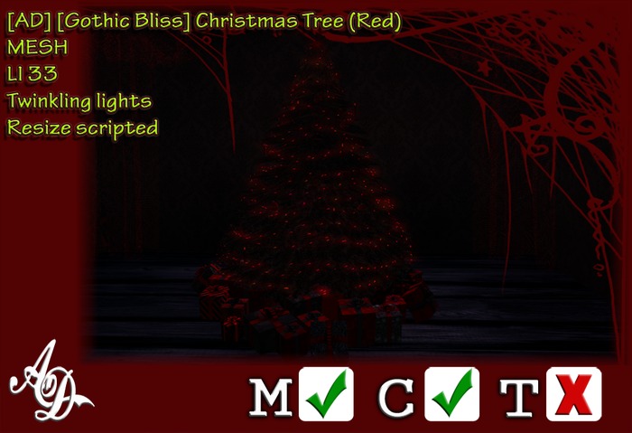 [AD] [Gothic Bliss] Christmas Tree (red)