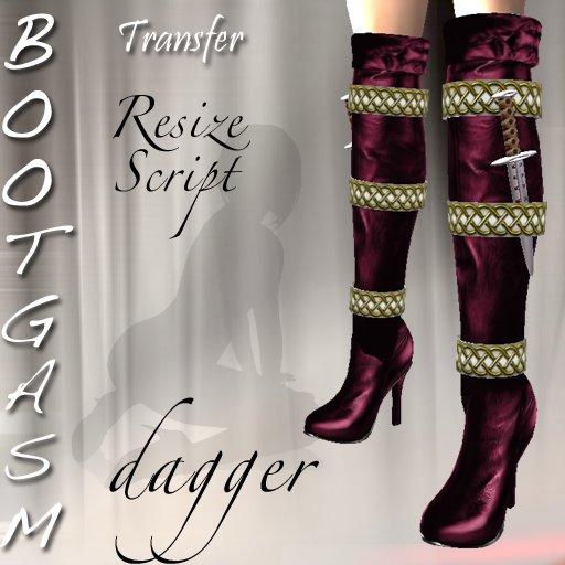 Bootgasm Dagger Boots Plum
