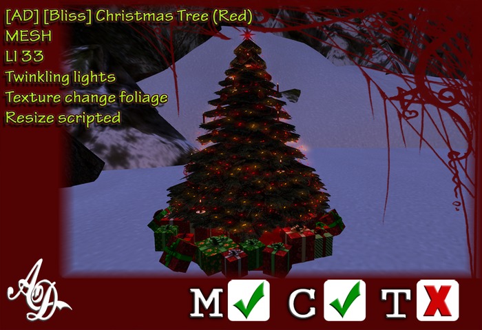 [AD] [Gothic Bliss] Christmas Tree (red)(BOXED)