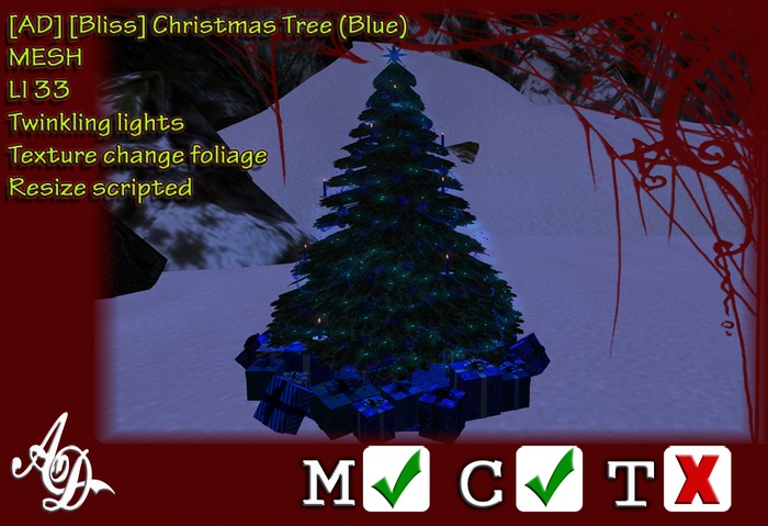 [AD] [Bliss] Christmas Tree (Blue)