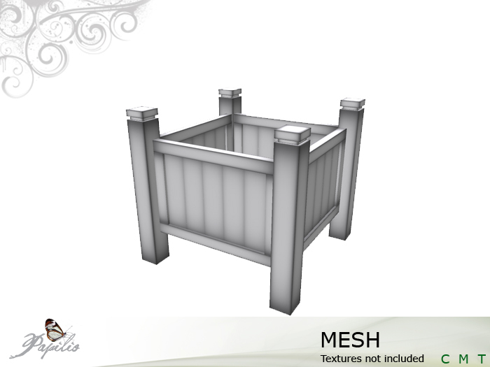 Fullperm, Jardinière en bois Mesh