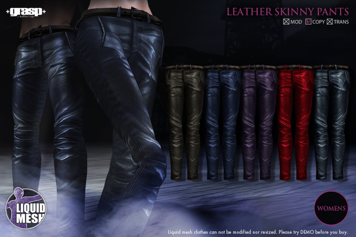 +grasp+/Leather skinny pants(LQ)/DEMO/Womens