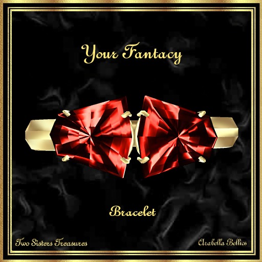 TST - TRILLION'S BLUE AQUAMARINE BRACELET YG