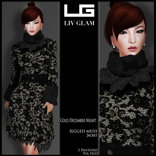 [LIV-Glam]WINTER2012 Posen Scrapbook Dress HUD[WearMe]