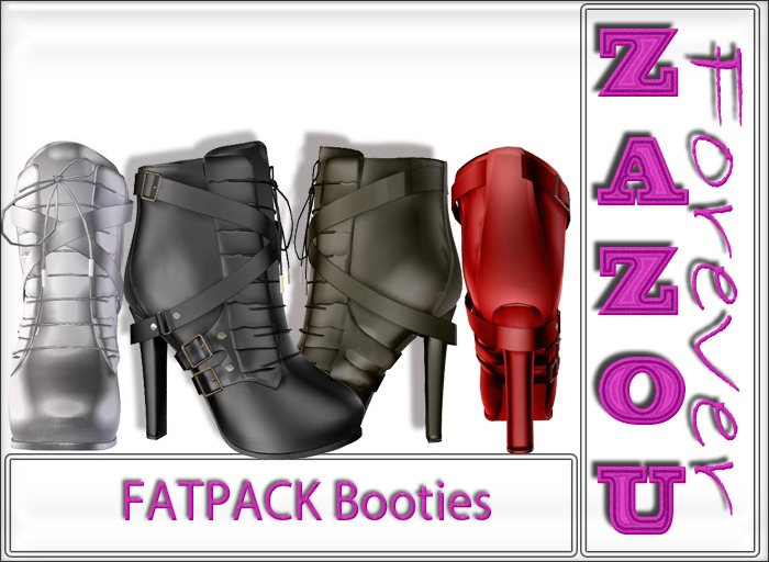 ZaZou Mesh Buckle Booties FATPACK