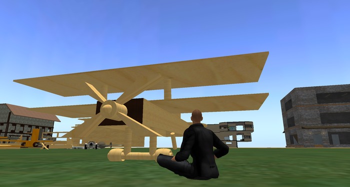 Gorby's Balsa Wood Biplane WW I -- Highly Maneuverable, Ready to Fly, Aerobatics Victory Rolls & Loop de Loops are EASY!
