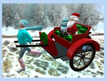 Wingsong Christmas Buggy Pull with Santa ADD Box