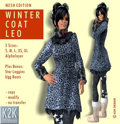 mesh - winter coat leo #