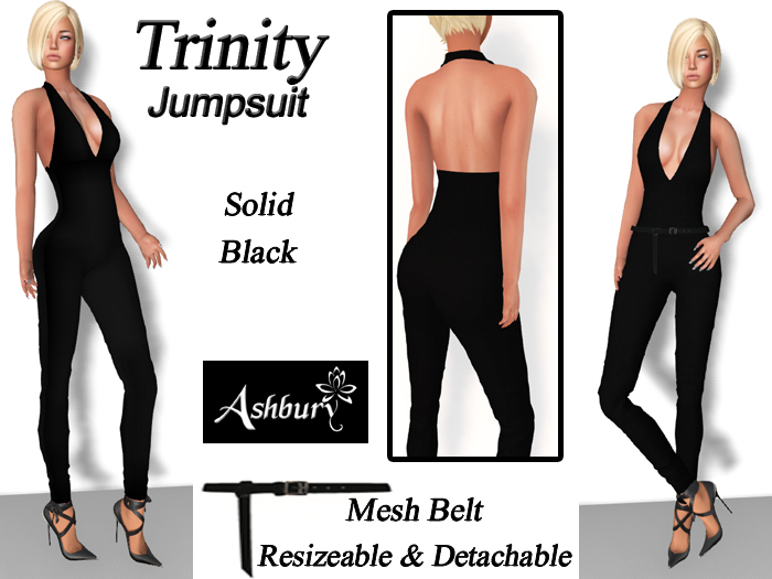 [ASHBURY] Trinity Jumpsuit Black