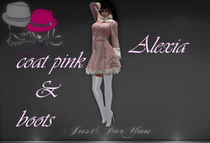 alexia coat pink