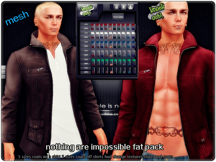 ..::Knockout!..:: LEATHER MEN COATS MESH KIT 1 DEMO