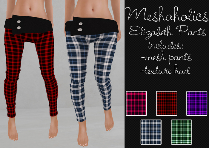 -MA- Elizabeth Pants *Plaid*