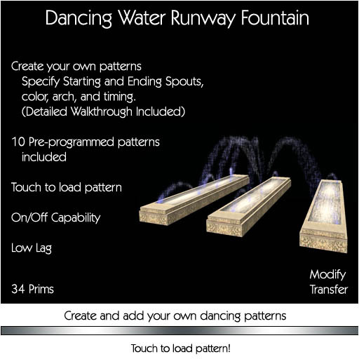 Pixeltrix Dancing Water Runway
