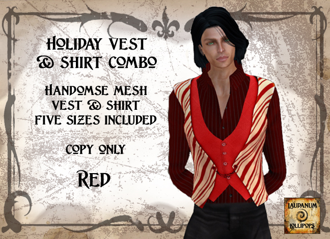 Holiday Men's Top - Red