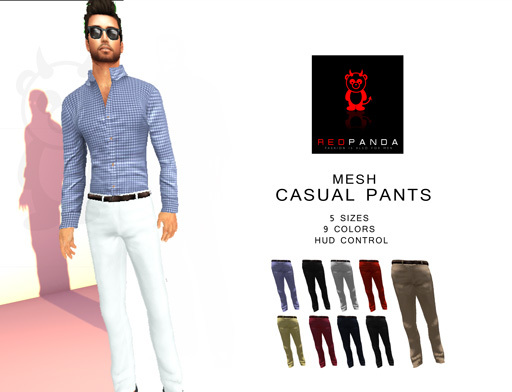 MESH - CASUAL PANTS DEMO - REDPANDA