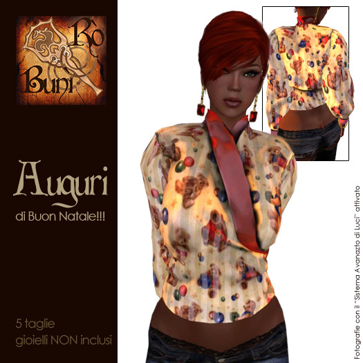 R&B - Ro' e Buni' - Camicia kimono orsetti