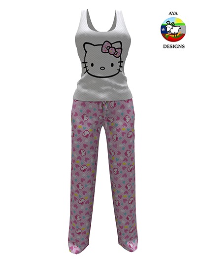 AyA Designs Kitty Pajamas
