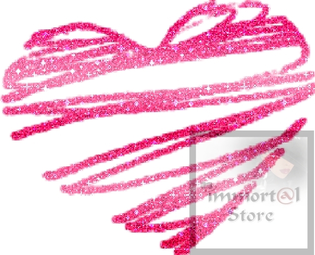 Second Life Marketplace Glitter Heart wall art