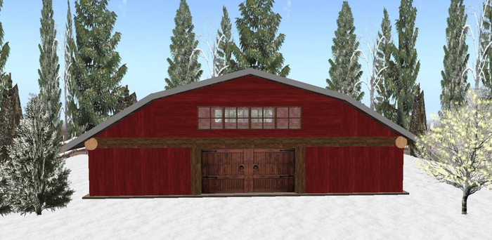 Old wooden cart for ranch(perf.)