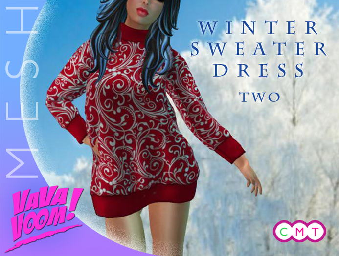 VaVaVoom! - Holiday Sweater Dress 1