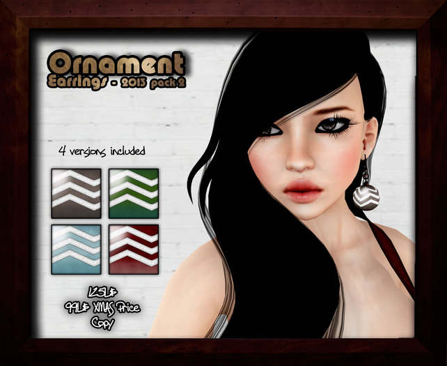 [VIRTUAL/INSANITY] ORNAMENT Earrings - 2013 Pack 2