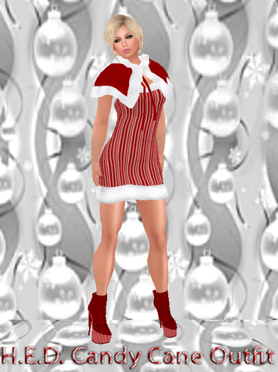 H.E.D. Candy Cane  Outfit