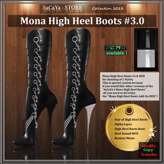 SSW-Sale: SaCaYa's Mona High Heel Boots #1.0 Demo