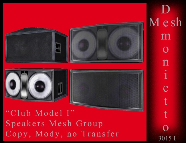 3015 I Mesh Speakers Club in Box