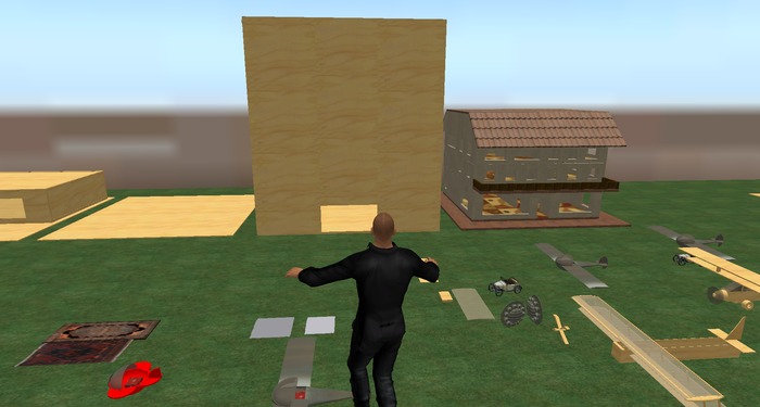 6-STORY OFFICIAL ASHRAM ANNEX WORKSHOP & SHOWROOMS 32X32 ONLY 27 PRIMS -- OLD SCHOOL -- NO MESH NO SCULPTIES CLEAN NICE!